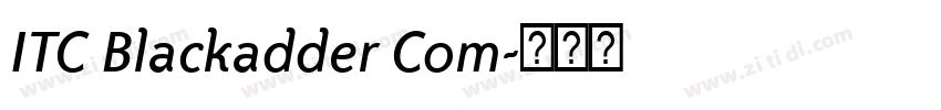 ITC Blackadder Com字体转换